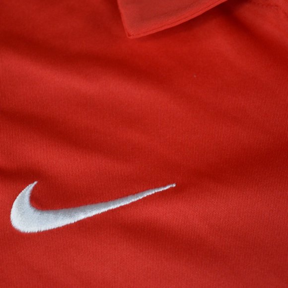 Nike Dri-Fit USA Basketball Polo Shirt Red Womens - Picture 4 of 7